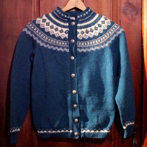 Vintage Husfliden Handknit Wool Sweater